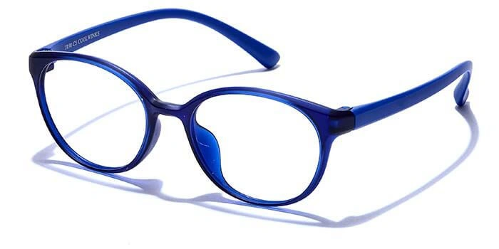 GRAVIATE by Coolwinks E20B6587 Matte Blue Full Frame Cateye Eyeglasses for Women-BLUE-1