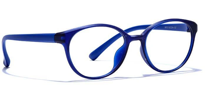 GRAVIATE by Coolwinks E20B6587 Matte Blue Full Frame Cateye Eyeglasses for Women-BLUE-2