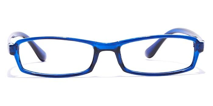 GRAVIATE by Coolwinks E20A7141 Glossy Blue Full Frame Rectangle Eyeglasses for Kids-