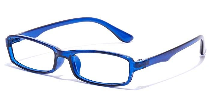 GRAVIATE by Coolwinks E20A7141 Glossy Blue Full Frame Rectangle Eyeglasses for Kids-BLUE-1