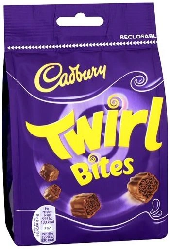 Cadbury Bites, Twirl , 109g-