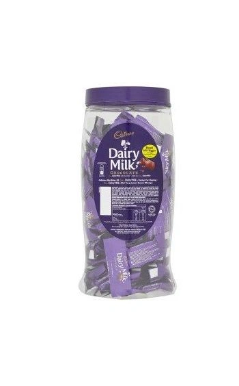 Cadbury Dairy Milk Chocolates Jar 100 Pcs-