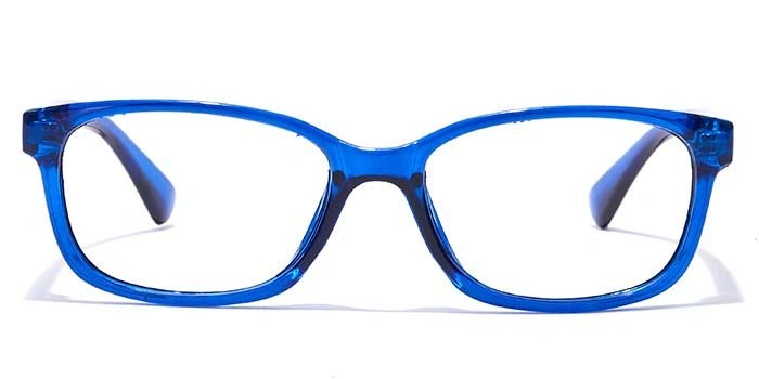 GRAVIATE by Coolwinks E20B7122 Glossy Blue Full Frame Rectangle Eyeglasses for Kids-