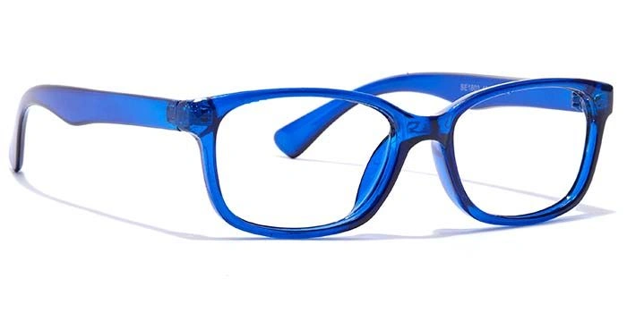 GRAVIATE by Coolwinks E20B7122 Glossy Blue Full Frame Rectangle Eyeglasses for Kids-BLUE-2