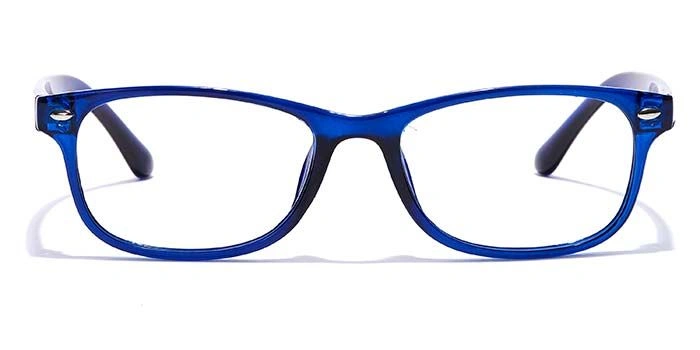 GRAVIATE by Coolwinks E20B7144 Glossy Blue Full Frame Rectangle Eyeglasses for Kids-