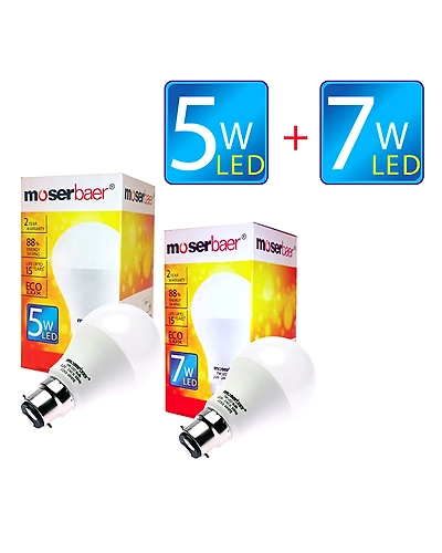 5W and 7W Eco LED Bulb-B22-