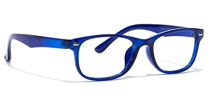 GRAVIATE by Coolwinks E20B7144 Glossy Blue Full Frame Rectangle Eyeglasses for Kids-BLUE-2