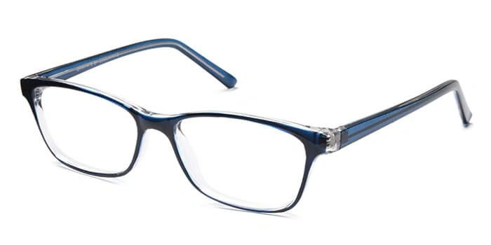 GRAVIATE by Coolwinks E20C6535 Glossy Blue Full Frame Rectangle Eyeglasses for Kids-BLUE-1