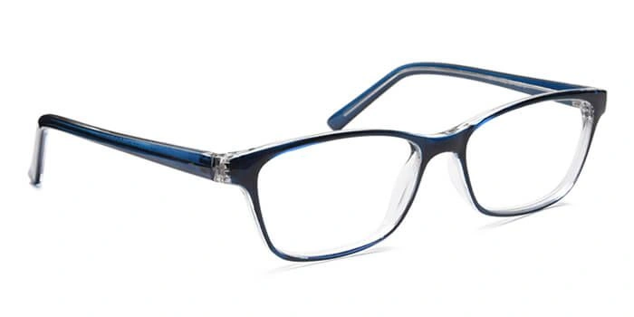 GRAVIATE by Coolwinks E20C6535 Glossy Blue Full Frame Rectangle Eyeglasses for Kids-BLUE-2