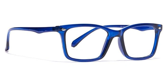 GRAVIATE by Coolwinks E20C7127 Glossy Blue Full Frame Rectangle Eyeglasses for Kids-BLUE-2