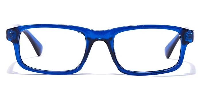 GRAVIATE by Coolwinks E20C7138 Glossy Blue Full Frame Rectangle Eyeglasses for Kids-