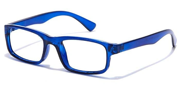 GRAVIATE by Coolwinks E20C7138 Glossy Blue Full Frame Rectangle Eyeglasses for Kids-BLUE-1