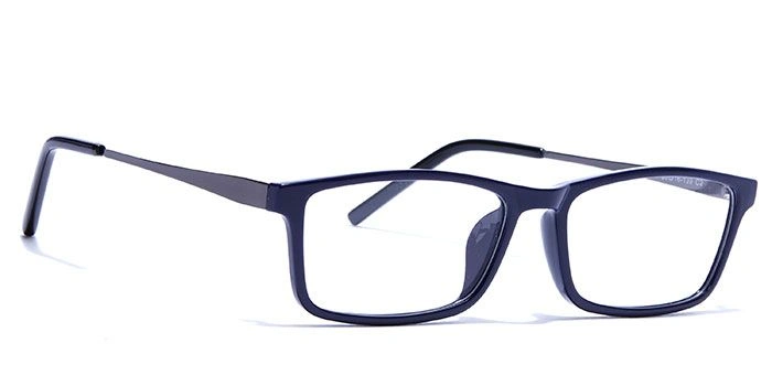 GRAVIATE by Coolwinks E12A7528 Glossy Blue Full Frame Rectangle Computer Eyeglasses for Men and Women-BLUE-2