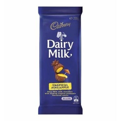 Cadbury Dairy Milk Tropical Pineapple, 200 g