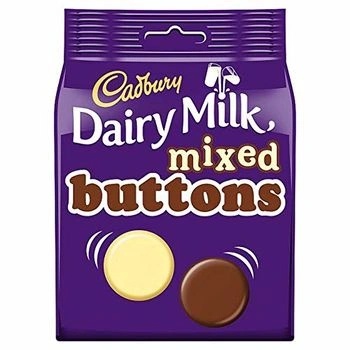 Cadbury Dairy Milk Mix Buttons, 115g-