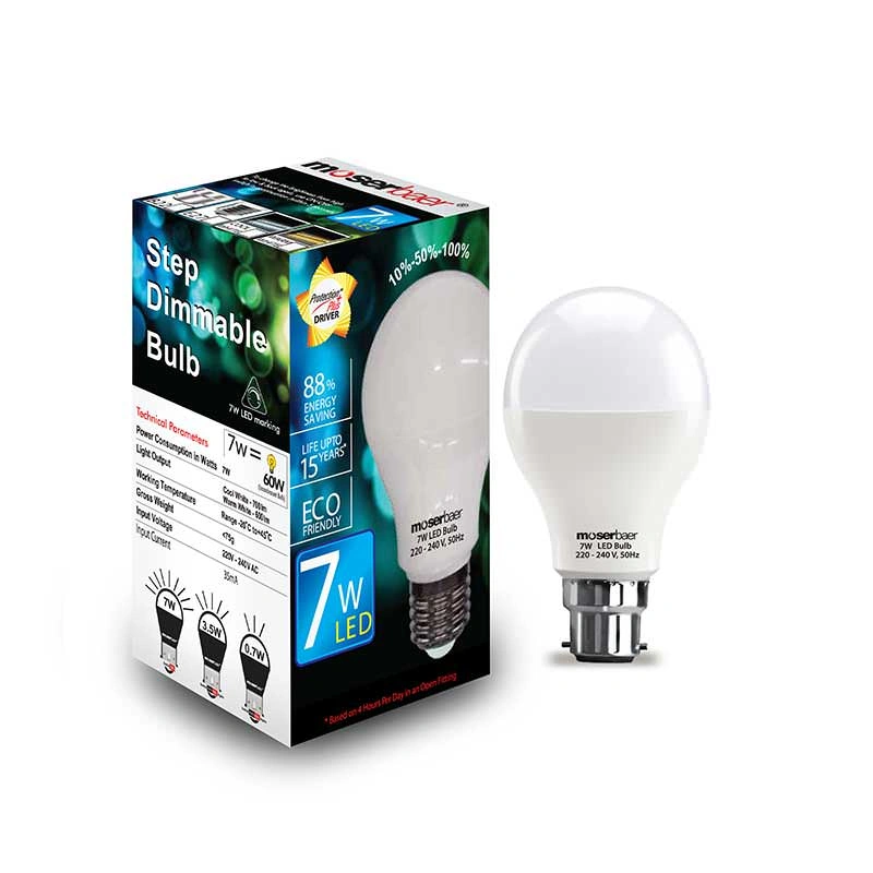 7W STEP Dimmable LED Bulb-