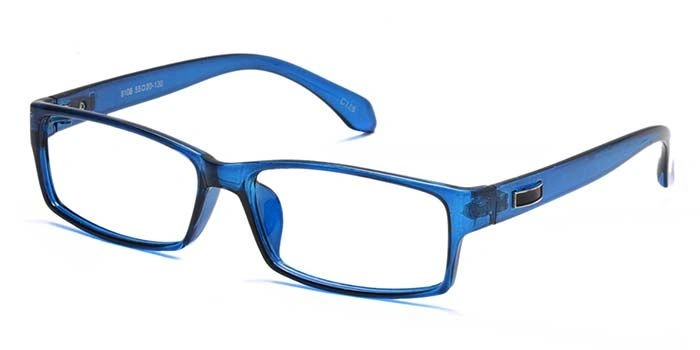 GRAVIATE by Coolwinks E20A6913 Glossy Blue Full Frame Rectangle Eyeglasses for Men and Women-BLUE-1