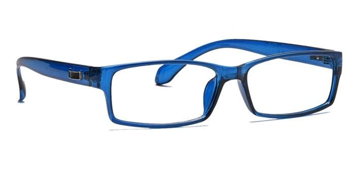 GRAVIATE by Coolwinks E20A6913 Glossy Blue Full Frame Rectangle Eyeglasses for Men and Women-BLUE-2