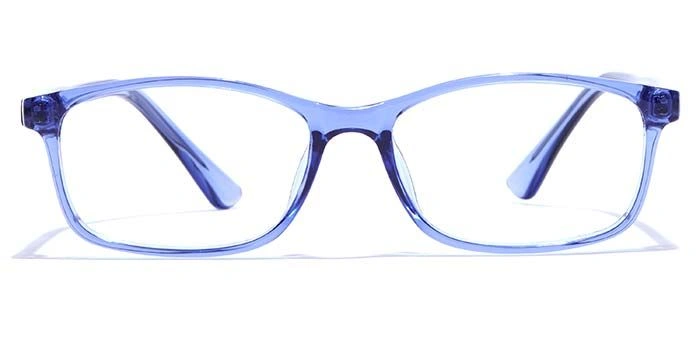 GRAVIATE by Coolwinks E20A7496 Glossy Blue Full Frame Rectangle Eyeglasses for Men and Women-