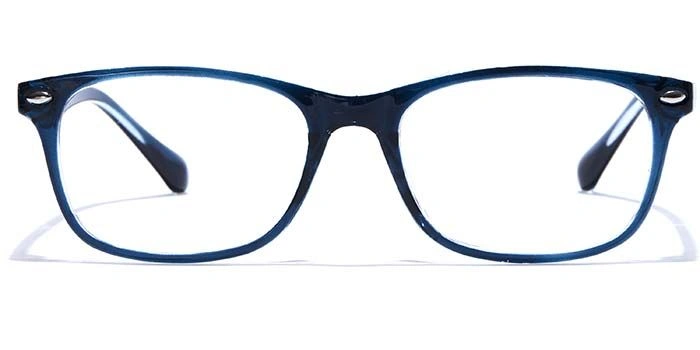 GRAVIATE by Coolwinks E20A7572 Glossy Blue Full Frame Rectangle Eyeglasses for Men and Women-