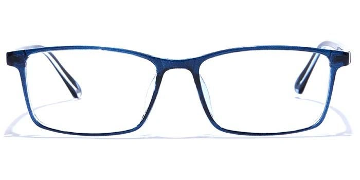 GRAVIATE by Coolwinks E20A7573 Glossy Blue Full Frame Rectangle Eyeglasses for Men and Women-