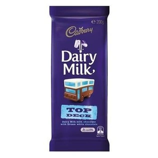 Cadbury Dairy Milk Top Deck Milk Chocolate Bar, 200g