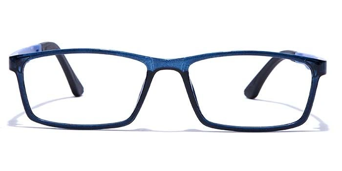 GRAVIATE by Coolwinks E20A7667 Glossy Blue Full Frame Rectangle Eyeglasses for Men and Women-