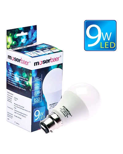 Led bulb 9w – pin type (B22)-