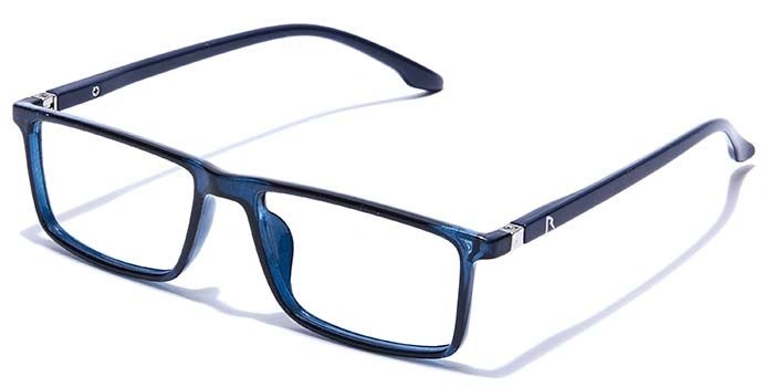 GRAVIATE by Coolwinks E20A7696 Glossy Blue Full Frame Rectangle Eyeglasses for Men and Women-BLUE-1