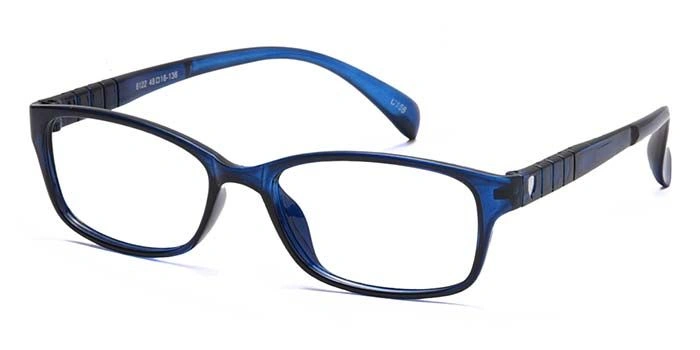 GRAVIATE by Coolwinks E20B6917 Glossy Blue Full Frame Rectangle Eyeglasses for Men and Women-BLUE-1