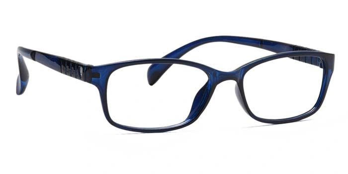 GRAVIATE by Coolwinks E20B6917 Glossy Blue Full Frame Rectangle Eyeglasses for Men and Women-BLUE-2