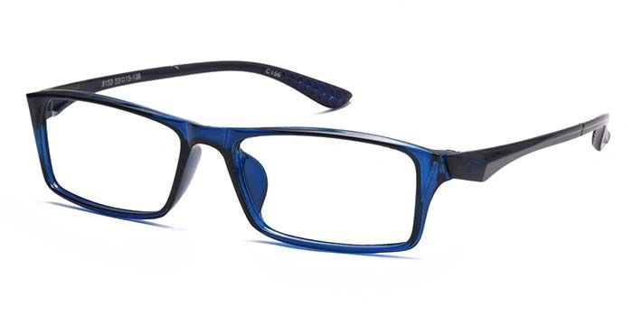 GRAVIATE by Coolwinks E20B6923 Glossy Blue Full Frame Rectangle Eyeglasses for Men and Women-BLUE-1