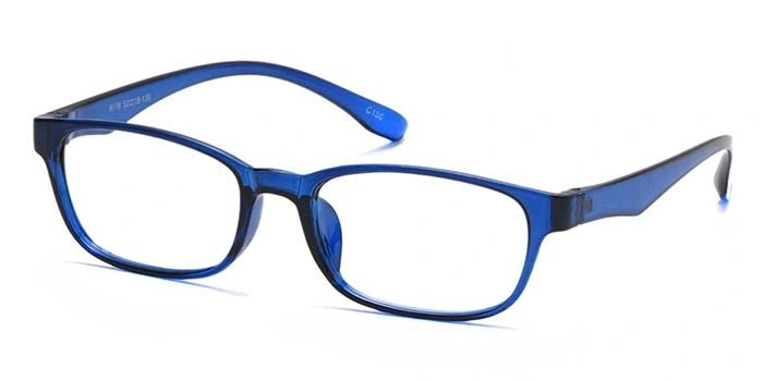 GRAVIATE by Coolwinks E20B6932 Glossy Blue Full Frame Rectangle Eyeglasses for Men and Women-BLUE-1