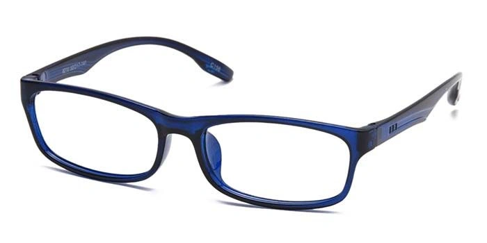 GRAVIATE by Coolwinks E20B6937 Glossy Blue Full Frame Rectangle Eyeglasses for Men and Women-BLUE-1