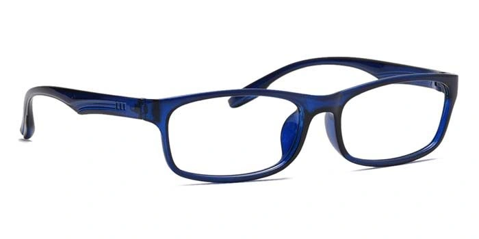 GRAVIATE by Coolwinks E20B6937 Glossy Blue Full Frame Rectangle Eyeglasses for Men and Women-BLUE-2