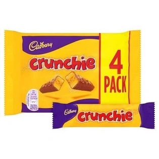 Cadbury Crunchie 4 Chocolate bar 104.4g