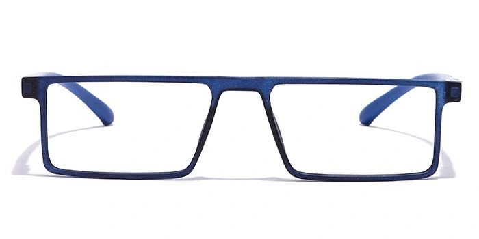 GRAVIATE by Coolwinks E20B7067 Matte Blue Full Frame Rectangle Eyeglasses for Men and Women-