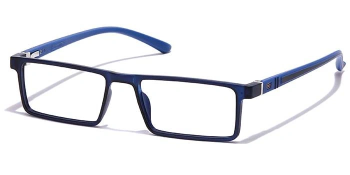 GRAVIATE by Coolwinks E20B7073 Glossy Blue Full Frame Rectangle Eyeglasses for Men and Women-BLUE-1