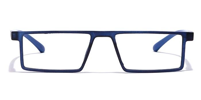 GRAVIATE by Coolwinks E20B7082 Matte Blue Full Frame Rectangle Eyeglasses for Men and Women-