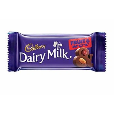 Cadbury Dairy Milk Fruit and Nut Chocolate Bar, 80g (Pack of 5)