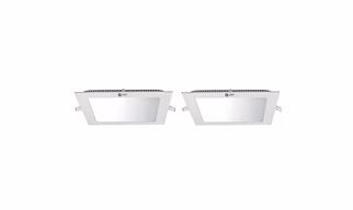 ETERNAL SQUARE PANEL RECESS 12W PACK OF 2, YELLOW