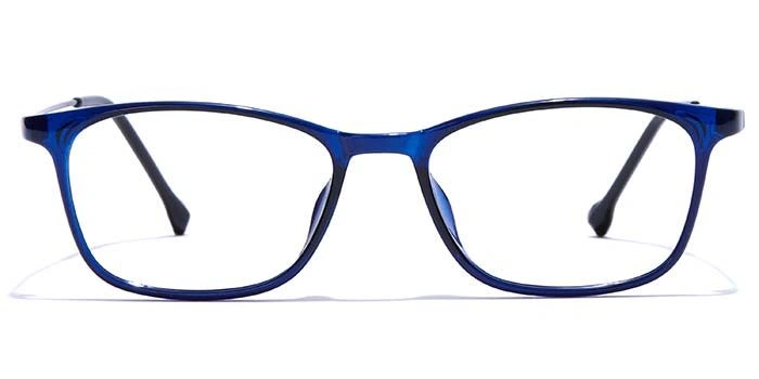 GRAVIATE by Coolwinks E20B7453 Glossy Blue Full Frame Rectangle Eyeglasses for Men and Women-