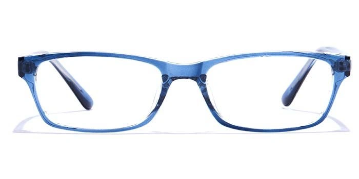 GRAVIATE by Coolwinks E20B7500 Glossy Blue Full Frame Rectangle Eyeglasses for Men and Women-