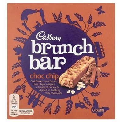 Cadbury Brunch Bar Choc Chip - 6 Bars!