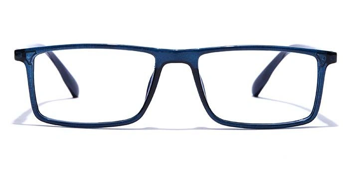 GRAVIATE by Coolwinks E20B7703 Glossy Blue Full Frame Rectangle Eyeglasses for Men and Women-