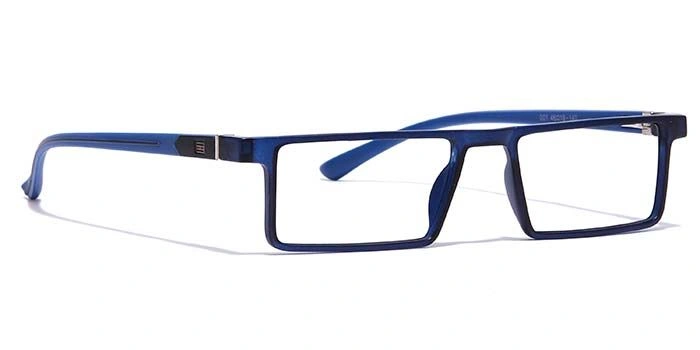 GRAVIATE by Coolwinks E20C7064 Matte Blue Full Frame Rectangle Eyeglasses for Men and Women-BLUE-2