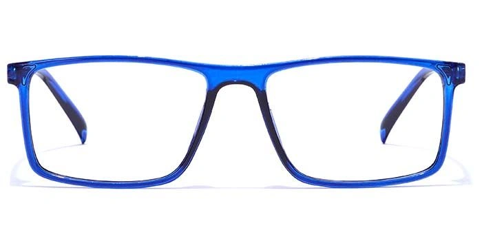 GRAVIATE by Coolwinks E20C7357 Glossy Blue Full Frame Rectangle Eyeglasses for Men and Women-