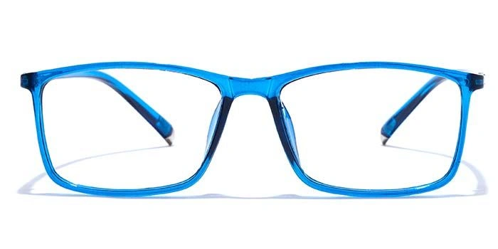 GRAVIATE by Coolwinks E20C7542 Glossy Blue Full Frame Rectangle Eyeglasses for Men and Women-