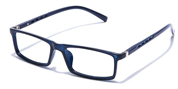 GRAVIATE by Coolwinks E20C7685 Glossy Blue Full Frame Rectangle Eyeglasses for Men and Women-BLUE-1