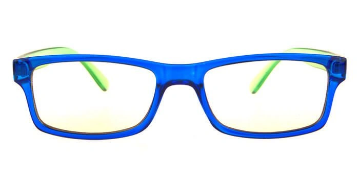 GRAVIATE by Coolwinks E20D4042 Glossy Blue Full Frame Rectangle Computer Glasses for Men and Women-